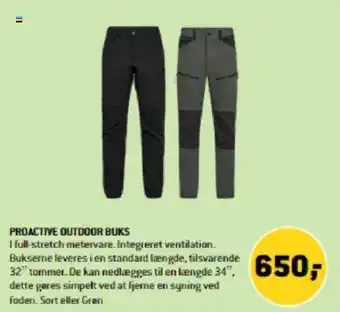 XL-BYG PROACTIVE OUTDOOR BUKS tilbud