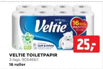 jem & fix VELTIE TOILETPAPIR tilbud