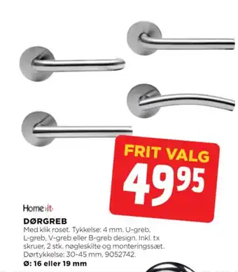 jem & fix DØRGREB tilbud