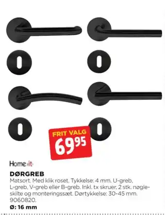jem & fix DØRGREB tilbud