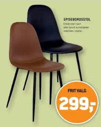 XL-BYG SPISEBORDSSTOL tilbud