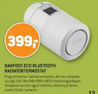 XL-BYG DANFOSS ECO BLUETOOTH RADIATORTERMOSTAT tilbud