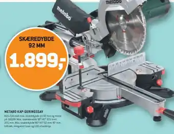 METABO KAP-GERINGSSAV