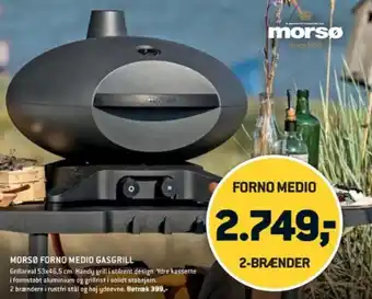 XL-BYG MORSØ FORNO MEDIO GASGRILL tilbud