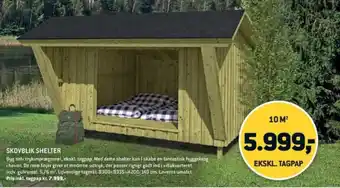 XL-BYG SKOVBLIK SHELTER tilbud