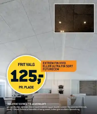 XL-BYG TROLDTEKT EXTREM FIN AKUSTIKLOFT tilbud