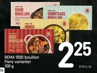 REMA 1000 REMA 1000 bouillon tilbud