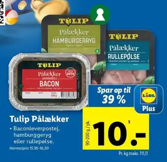 Lidl Tulip Pålækker tilbud