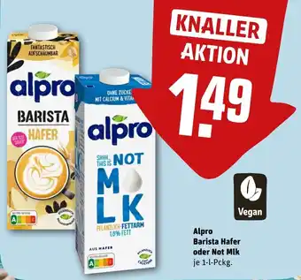 REWE DE Alpro Barista Hafer oder Not Mlk tilbud