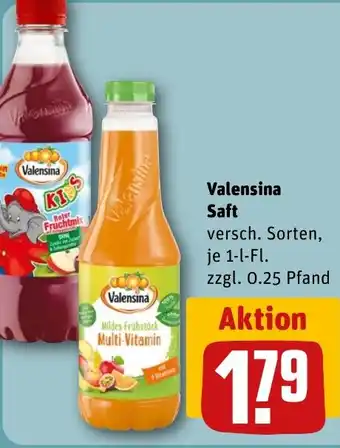REWE DE Valensina Saft tilbud