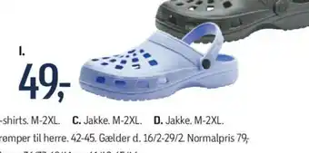 Føtex Clogs til voksne. 36/37-40/41 og 41/42-45/46. tilbud