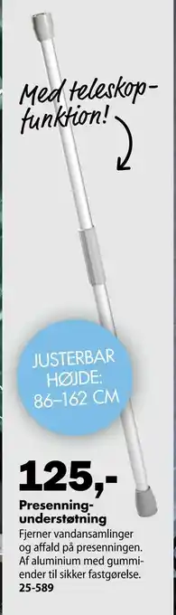 Biltema Presenning understøtning tilbud
