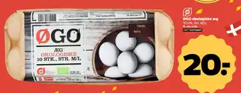 Netto ØGO økologiske æg tilbud