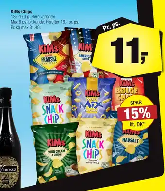 Calle KiMs Chips tilbud