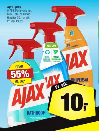 Calle Ajax Spray tilbud