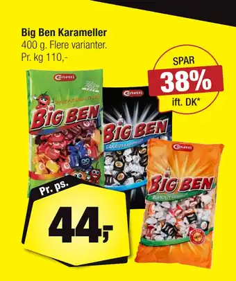Calle Big Ben Karameller tilbud