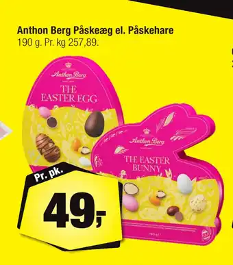 Calle Anthon Berg Påskeæg el. Påskehare tilbud