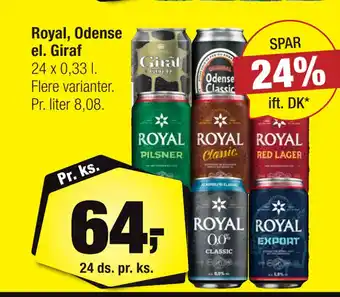 Calle Royal, Odense el. Giraf tilbud