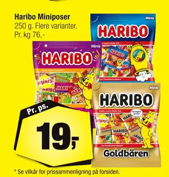 Calle Haribo Miniposer tilbud