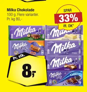 Calle Milka Chokolade tilbud