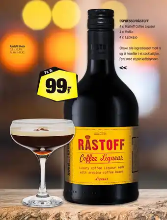 Calle Råstoff Shots tilbud