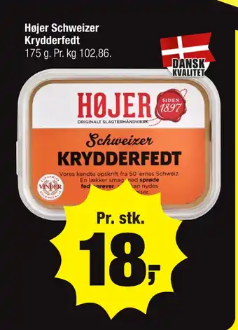 Calle Højer Schweizer Krydderfedt tilbud