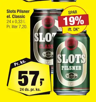 Calle Slots Pilsner el. Classic tilbud