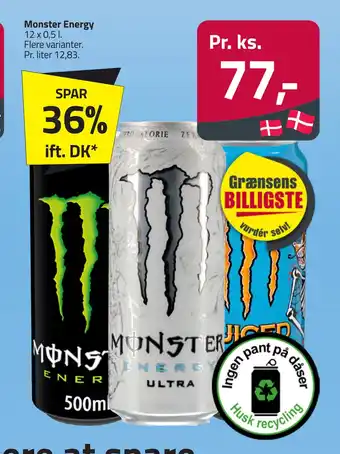 Fleggaard Monster Energy tilbud
