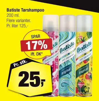 Calle Batiste Tørshampoo tilbud