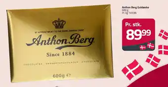 Fleggaard Anthon Berg Guldæske tilbud