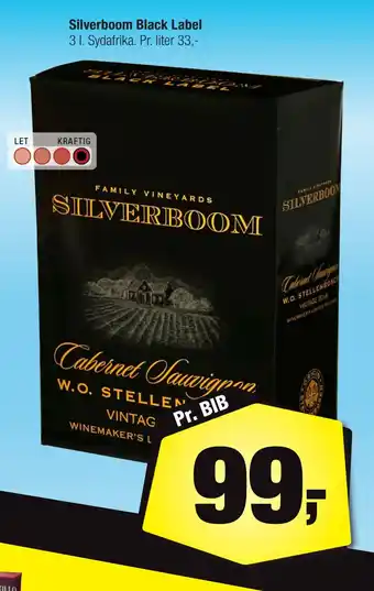 Calle Silverboom Black Label tilbud