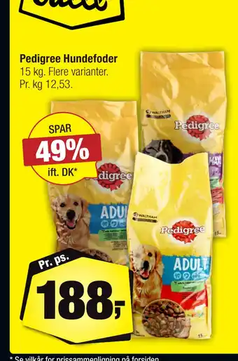 Calle Pedigree Hundefoder tilbud