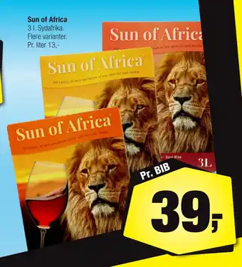 Calle Sun of Africa tilbud