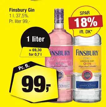 Calle Finsbury Gin tilbud
