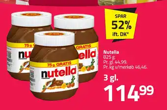 Fleggaard Nutella tilbud