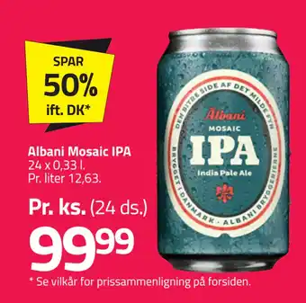 Fleggaard Albani Mosaic IPA tilbud