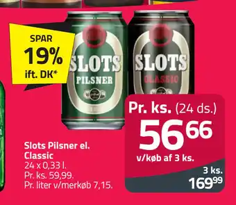 Slots Pilsner el. Classic