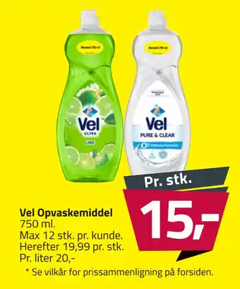 Fleggaard Vel Opvaskemiddel tilbud