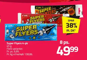 Fleggaard Super Flyers 4-pk tilbud