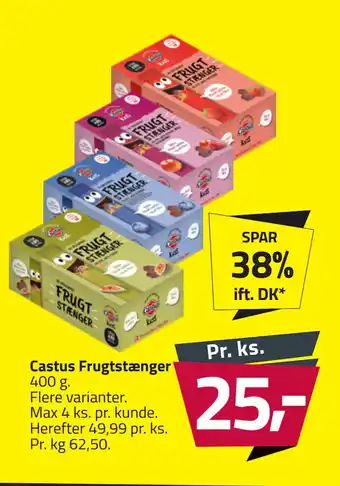 Fleggaard Castus Frugtstænger tilbud