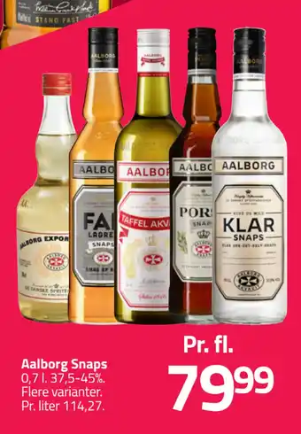 Fleggaard Aalborg Snaps tilbud