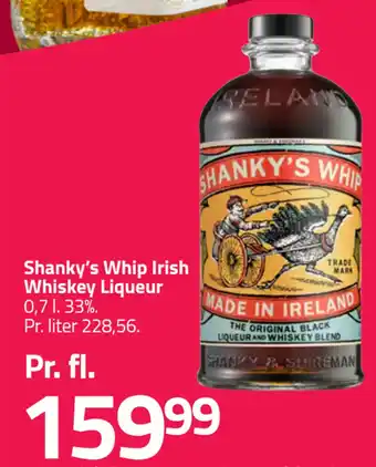 Shanky’s Whip Irish Whiskey Liqueur