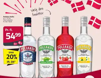 Fleggaard Poliakov Vodka tilbud