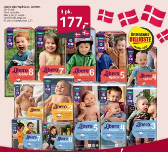 Fleggaard Libero bleer Up&Go el. Comfort tilbud