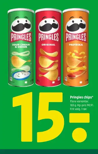 Coop 365 Pringles chips tilbud