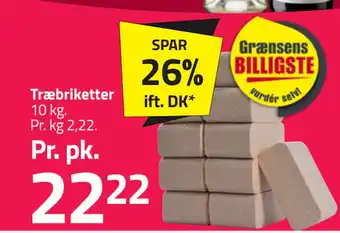Fleggaard Træbriketter tilbud