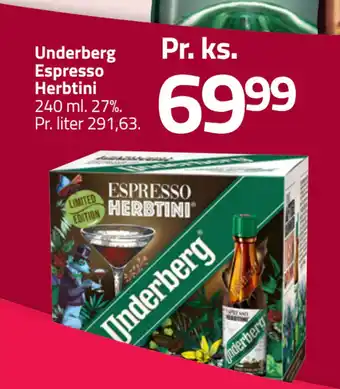 Fleggaard Underberg Espresso Herbtini tilbud