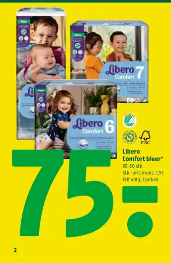 Coop 365 Libero Comfort bleer tilbud