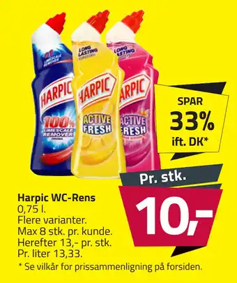 Fleggaard Harpic WC-Rens tilbud