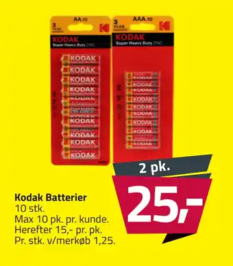 Fleggaard Kodak Batterier tilbud
